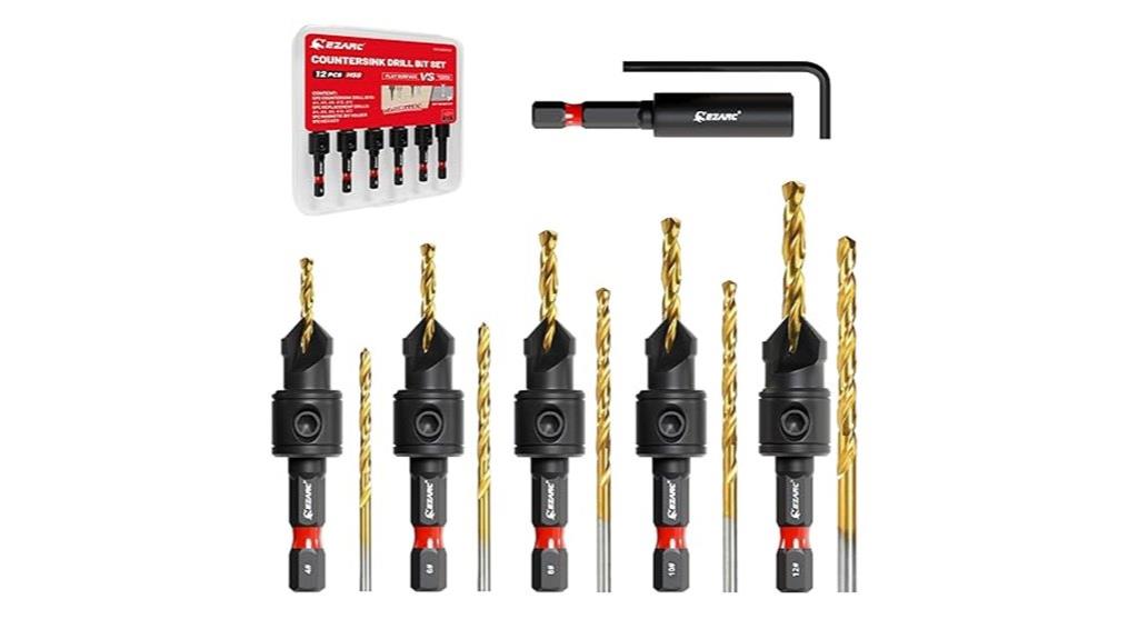 12 piece countersink set