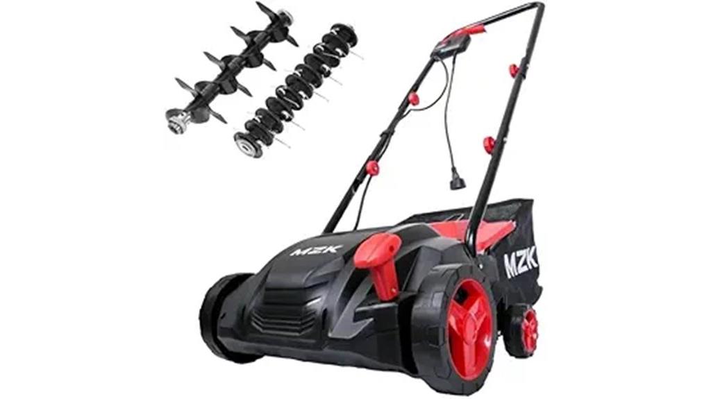 13 inch electric dethatcher