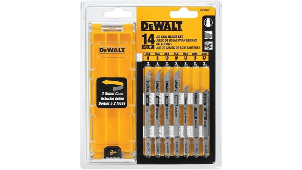 14 piece t shank jigsaw blades