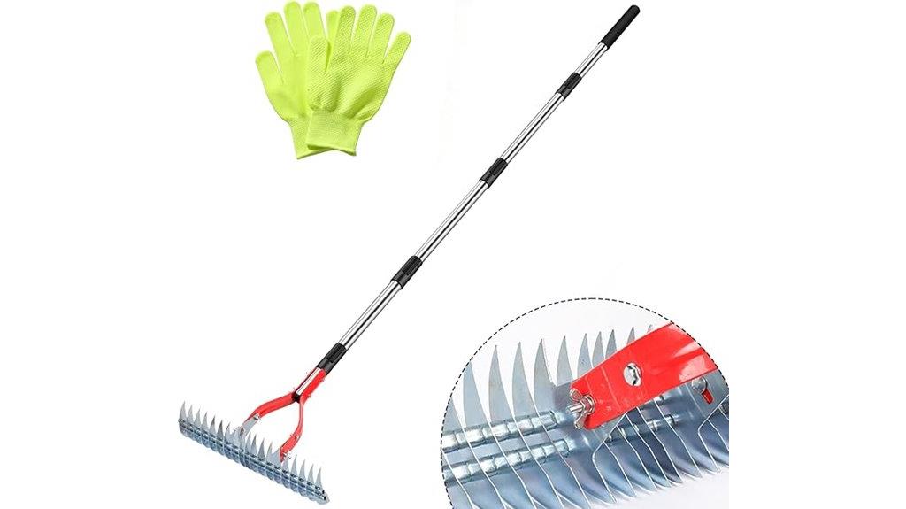 15 inch dethatching rake