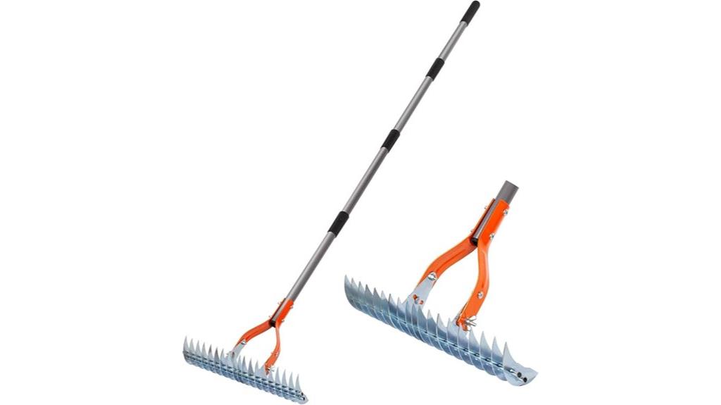 15 inch lawn dethatcher rake
