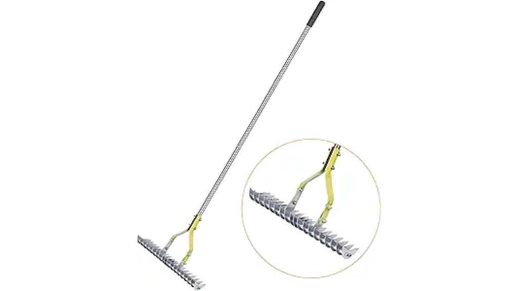 15 inch steel rake