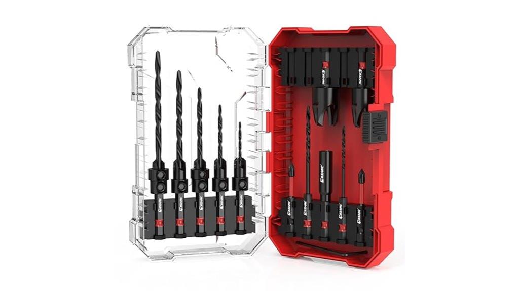 15 piece countersink drill set