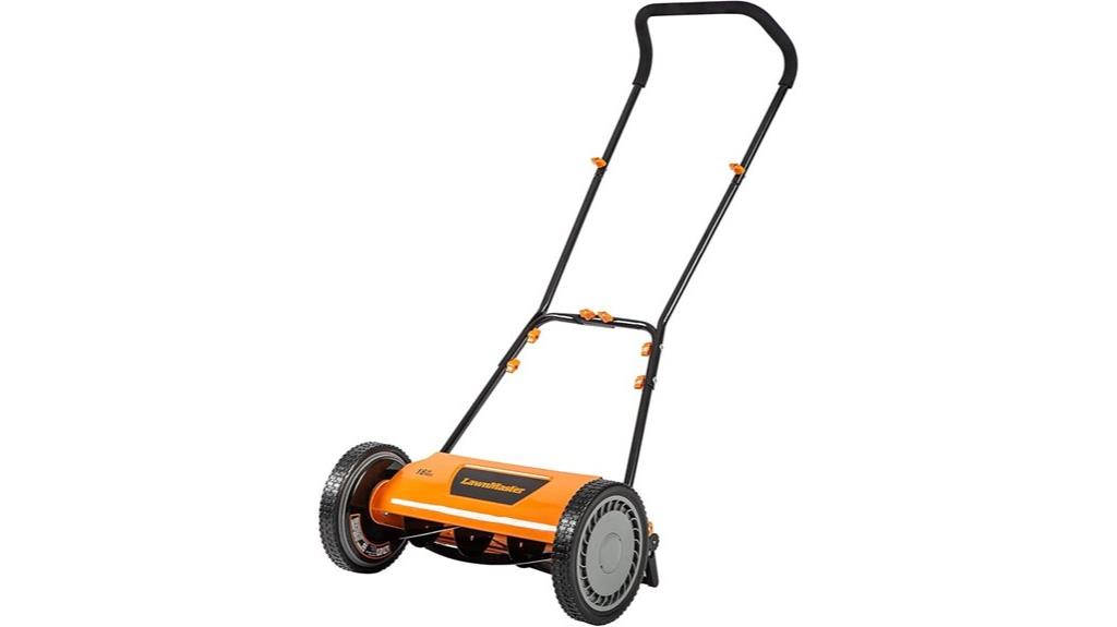 16 inch 5 blade reel mower
