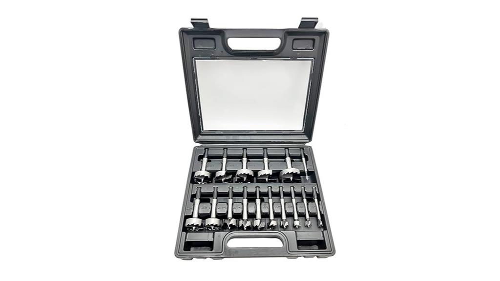 16 piece wood drill set