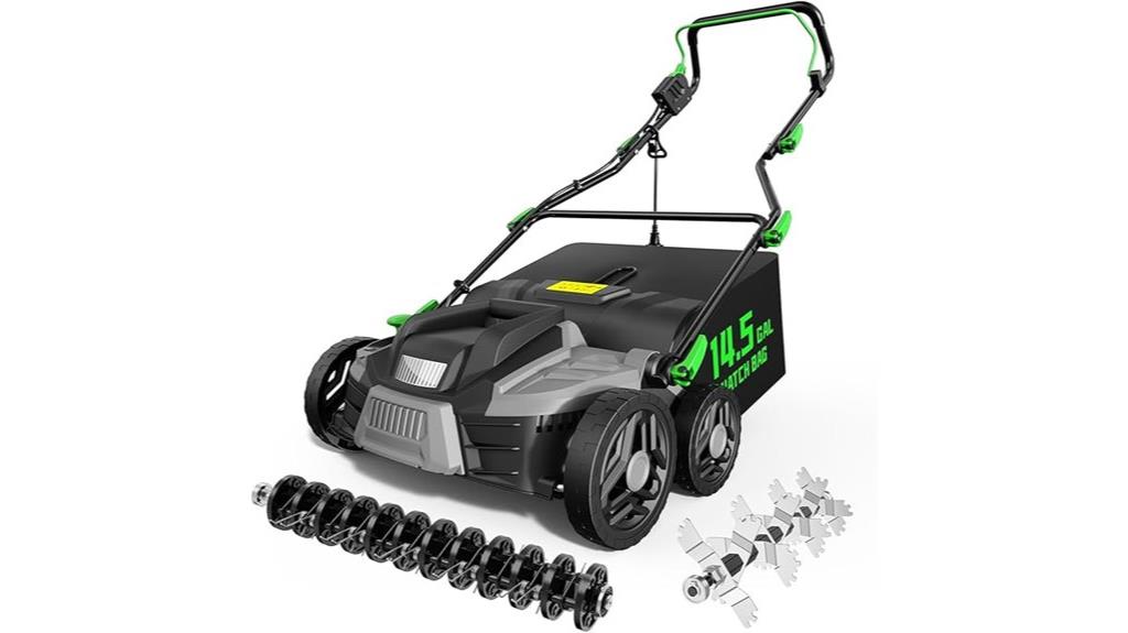 2025 16 inch electric dethatcher
