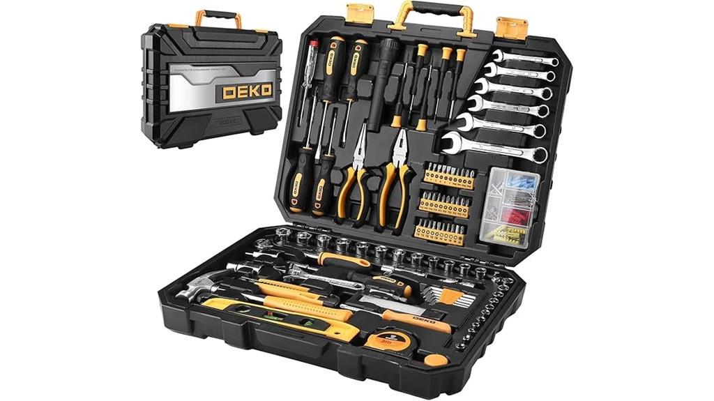 208 piece household tool set