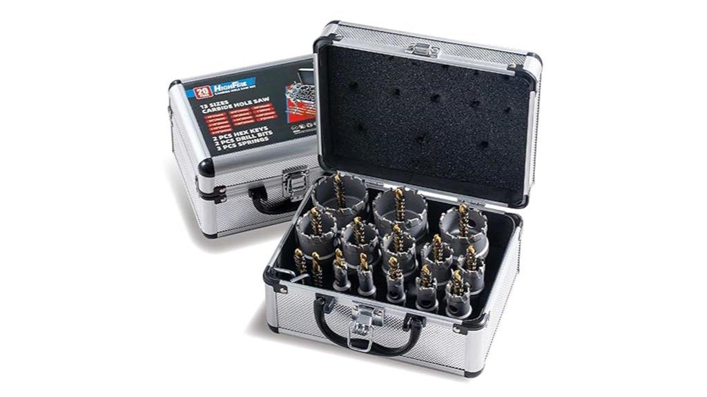 20 piece carbide hole saw