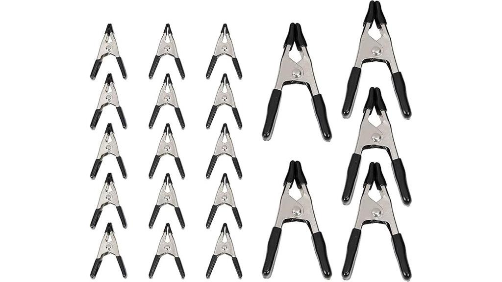 20 piece steel clamp set