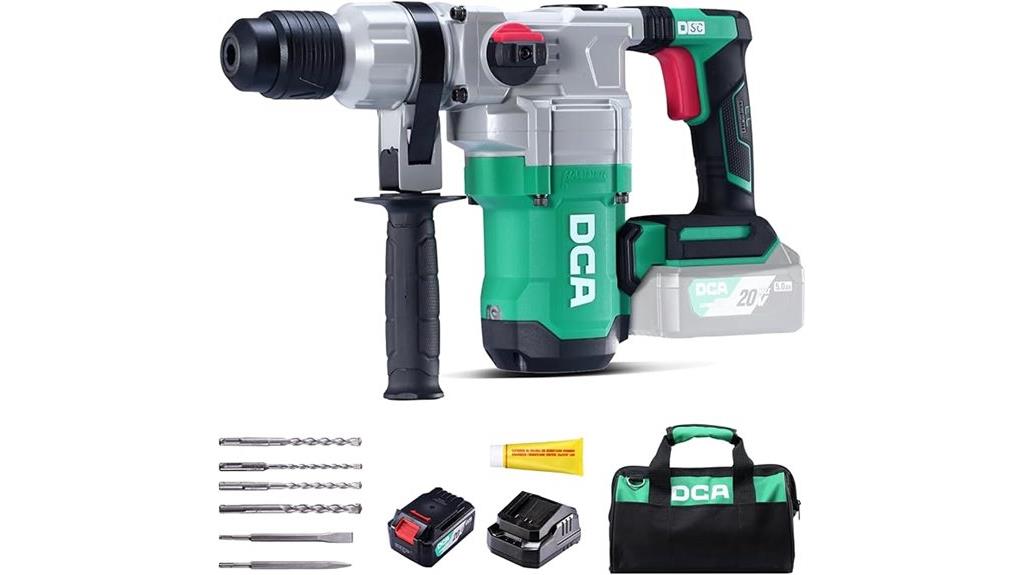 20v brushless rotary hammer