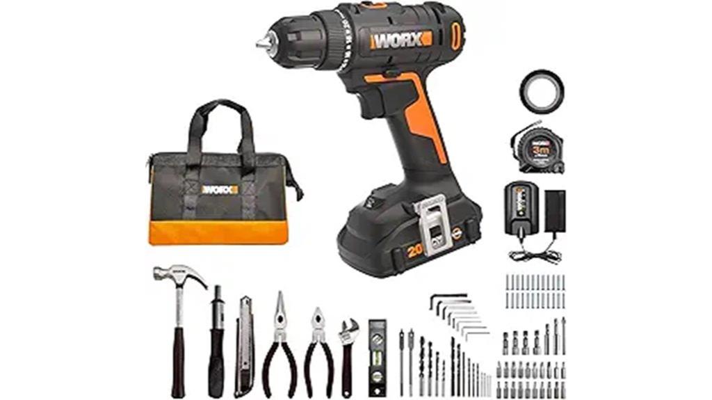 20v cordless drill set
