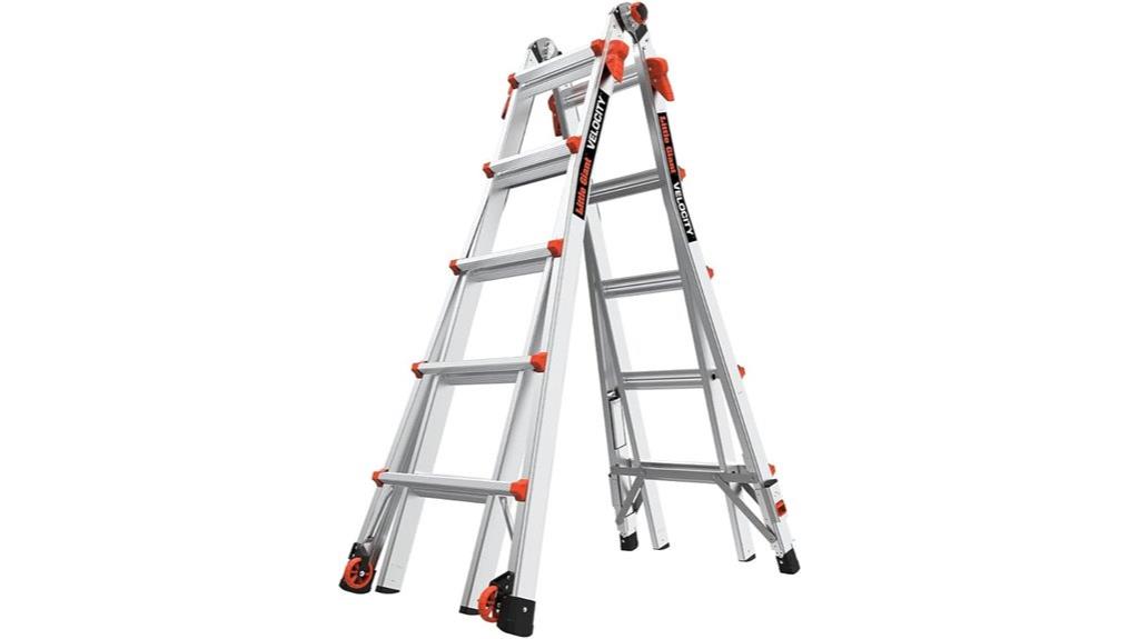22 foot folding ladder