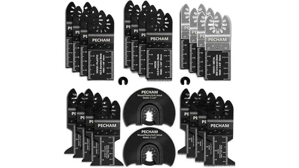 24 piece multitool blade set