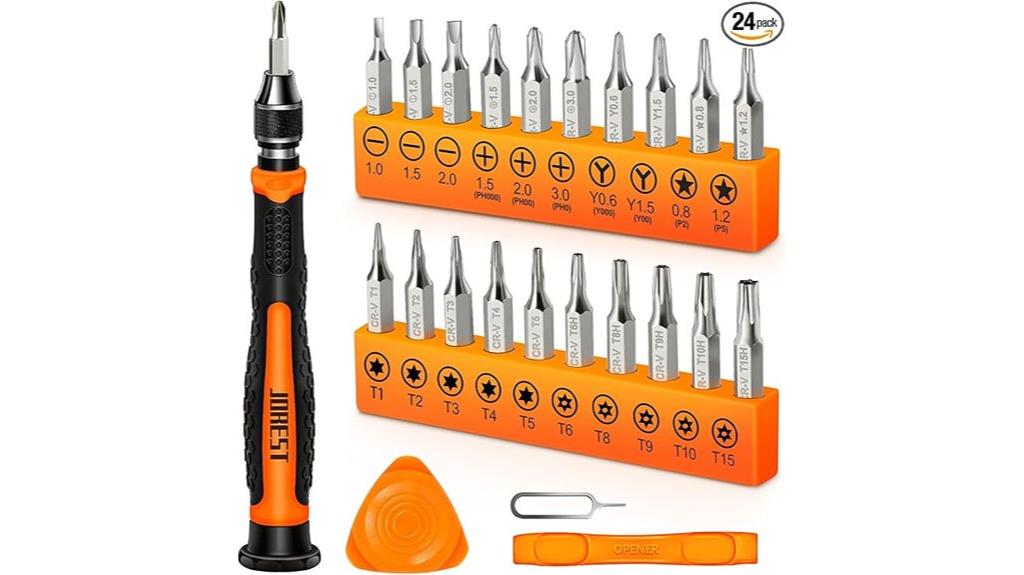 24 piece precision screwdriver set
