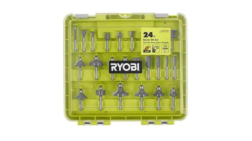 24 piece router bit set