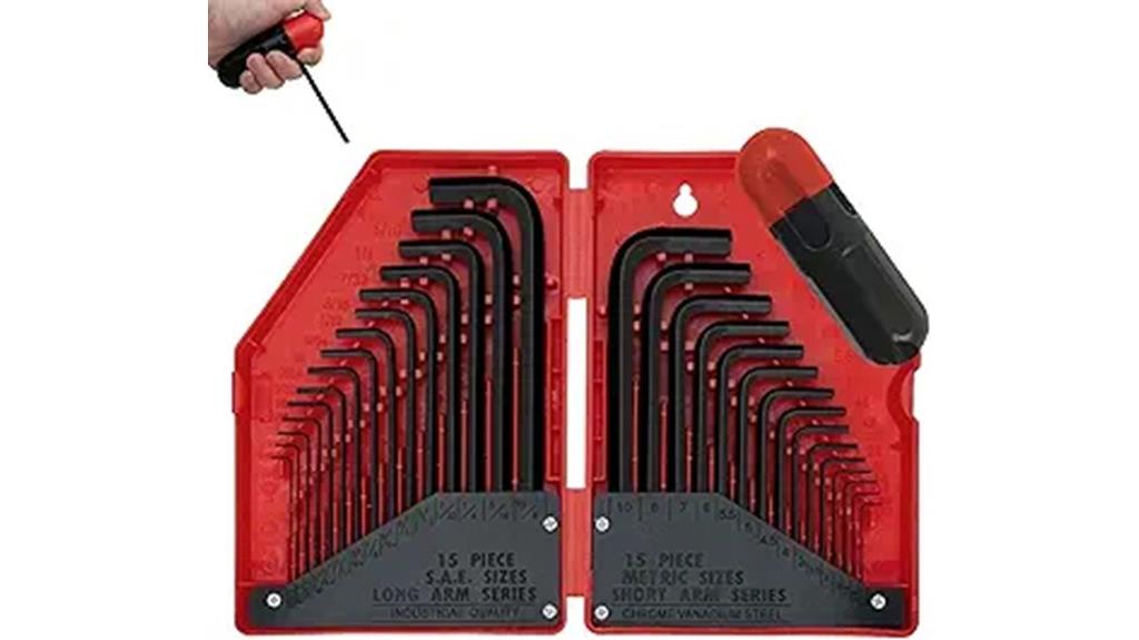 31 piece hex wrench set