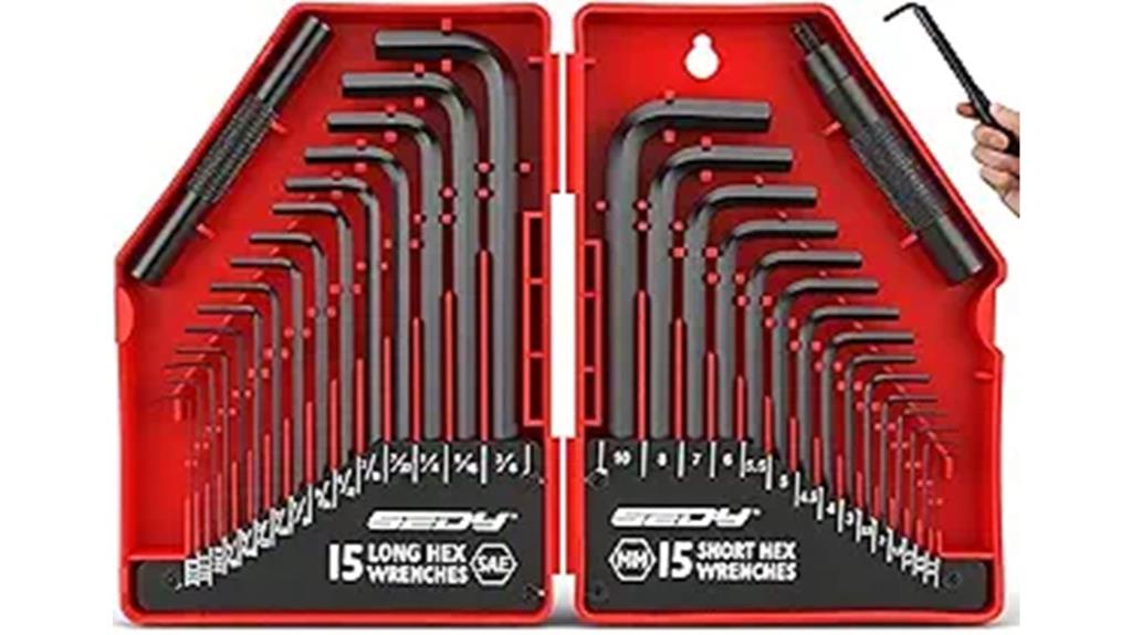 32 piece hex wrench set