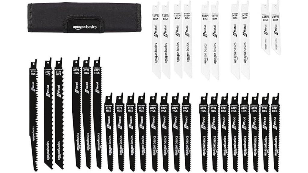 32 piece saw blade set