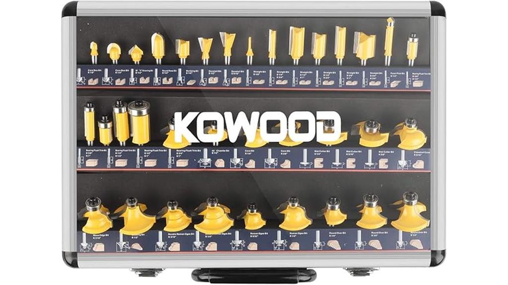 35 piece router bit set