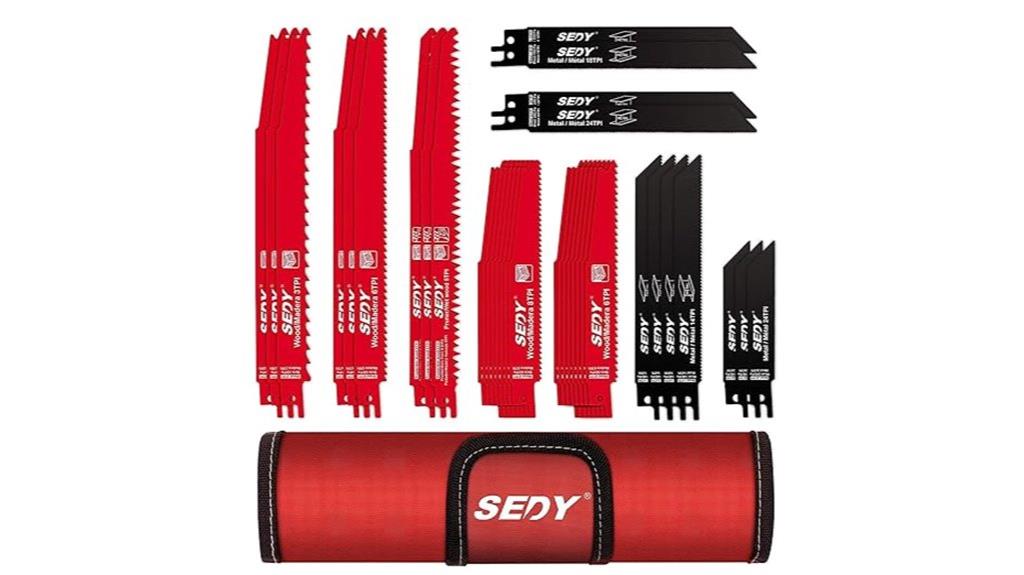 36 piece saw blade set