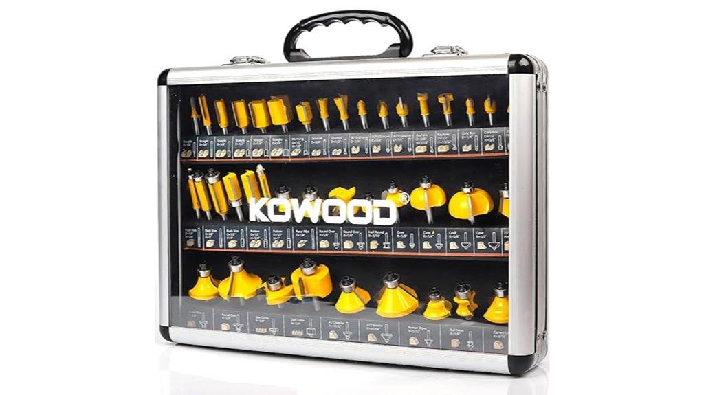 40 piece router bit set