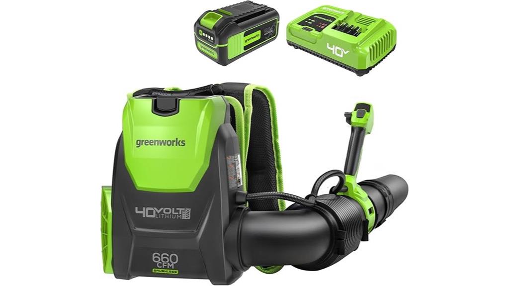 40v brushless backpack blower