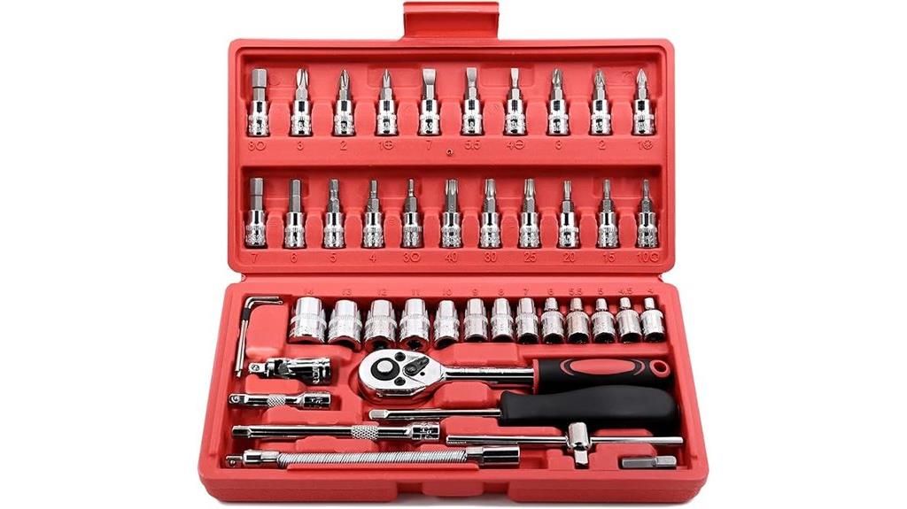 46 piece socket wrench set