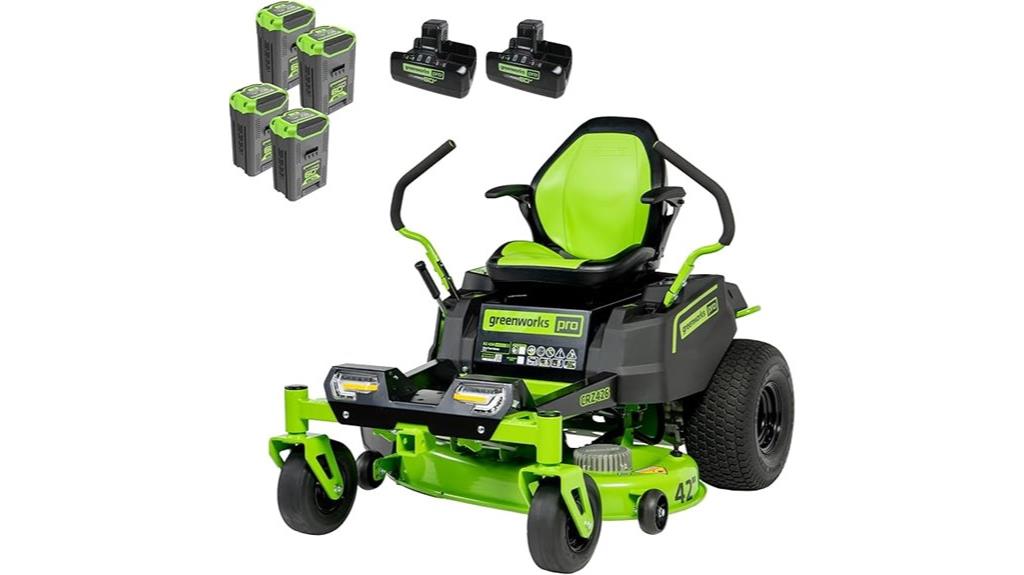 60v 42 inch riding mower