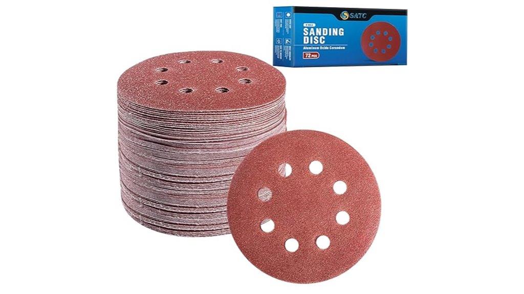 72 pack sanding discs