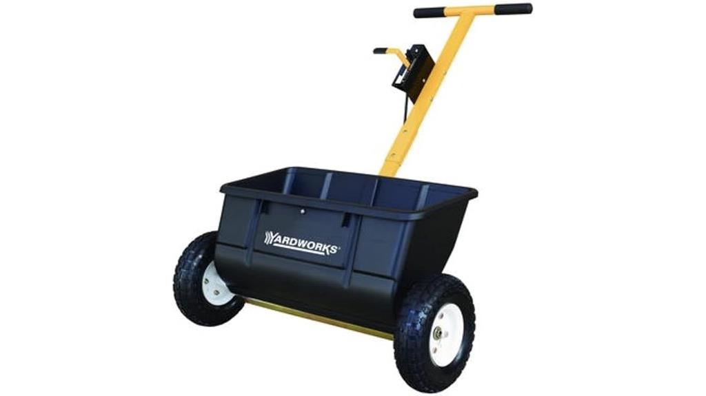75 pound drop spreader