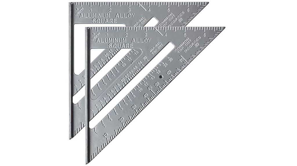 7 inch metal rafter square