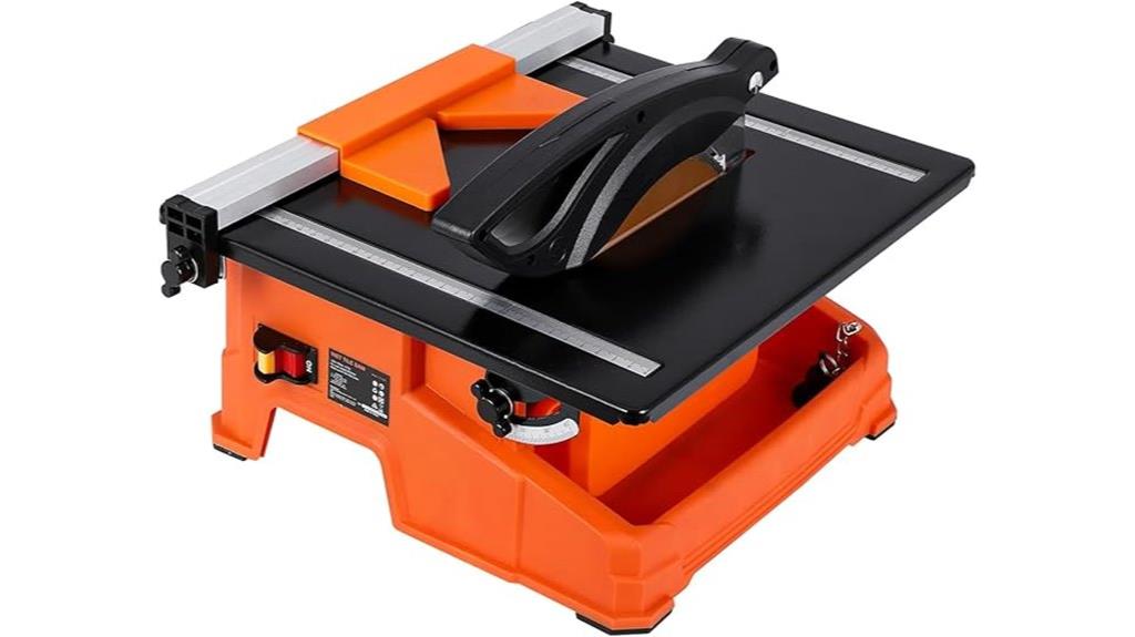 7 inch wet tile saw