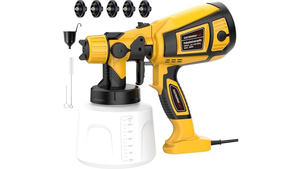 800w paint sprayer kit