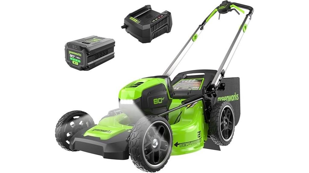 80v self propelled mower