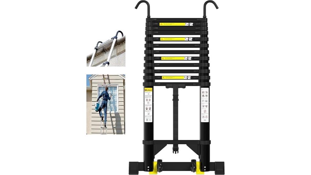 adjustable aluminum ladder