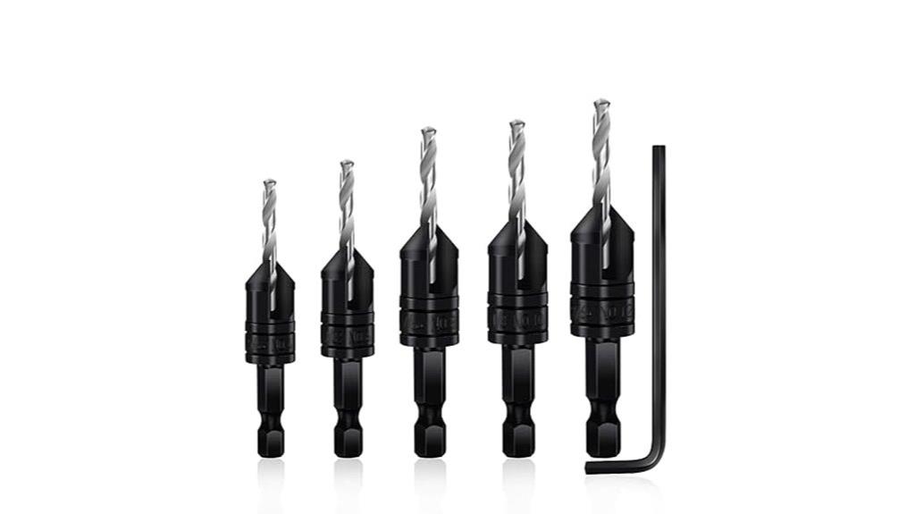 adjustable depth countersink set