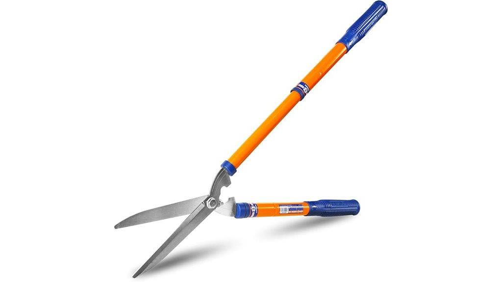 adjustable handle hedge clippers