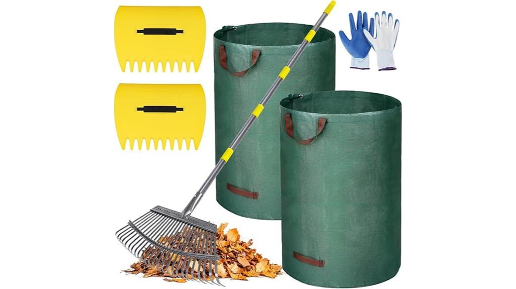adjustable leaf rake accessories