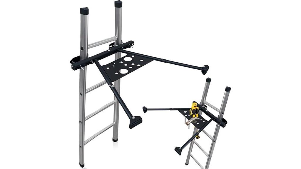 adjustable roof ladder stabilizer