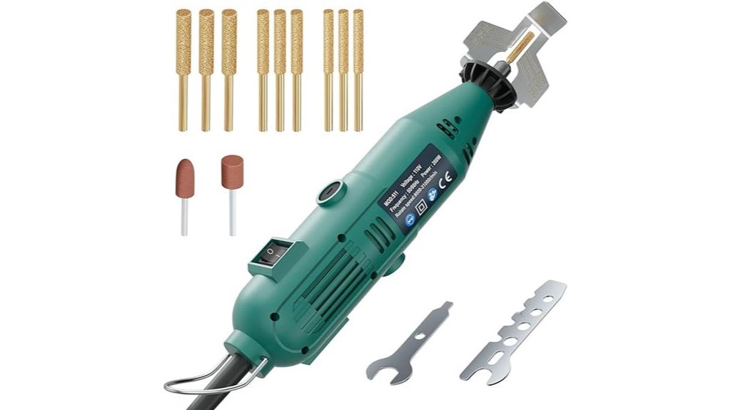 adjustable speed diamond sharpener