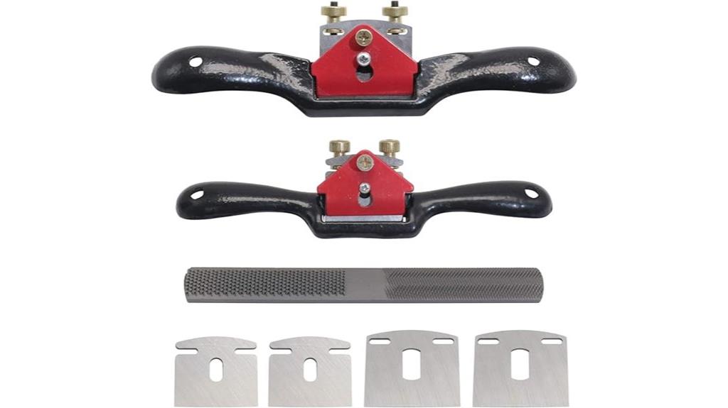 adjustable spokeshave with blades
