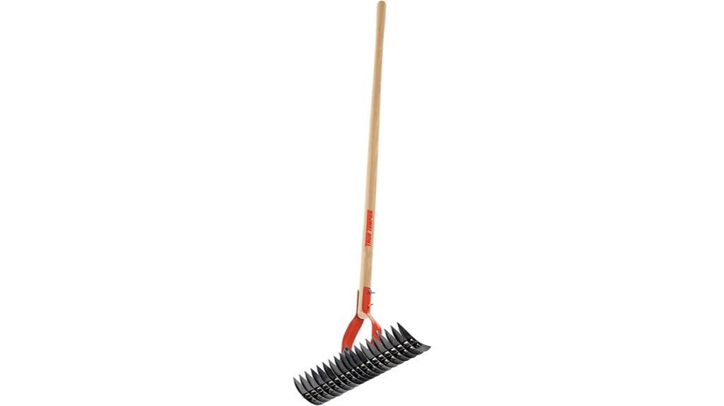 adjustable thatching rake