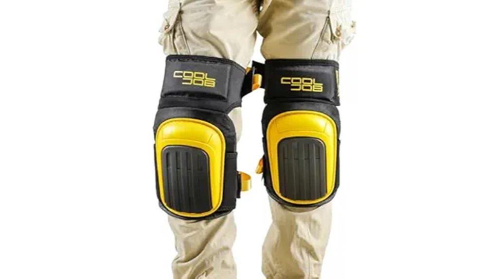 adjustable velcro knee pads