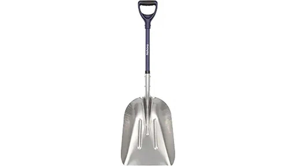 aluminum d handle snow shovel