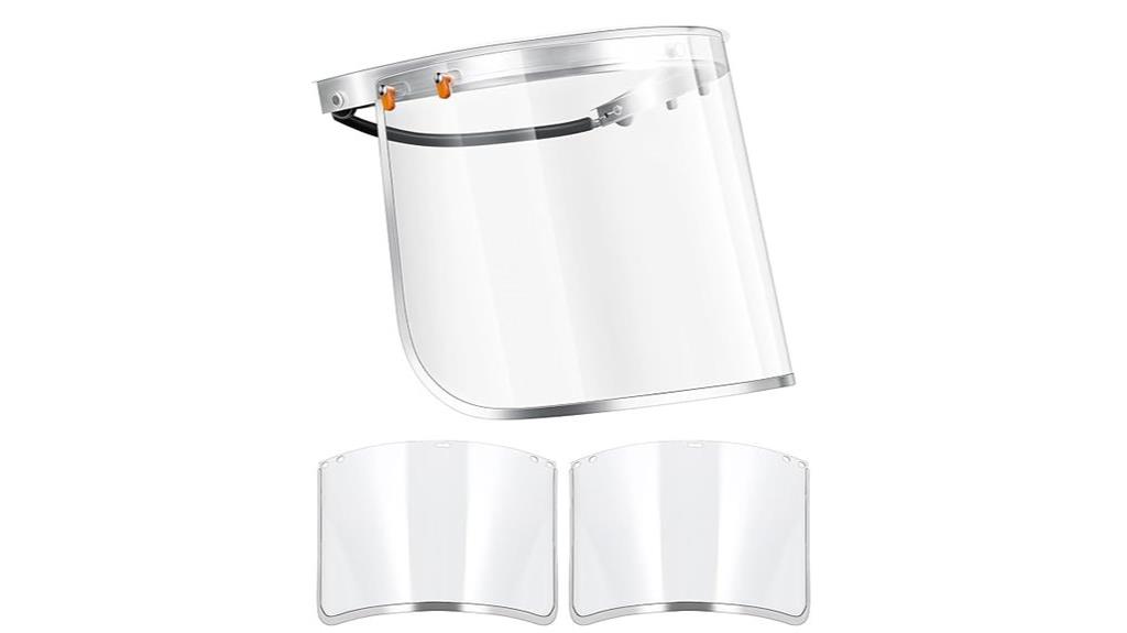 aluminum shield with visors