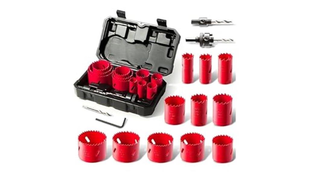 bi metal hole saw set