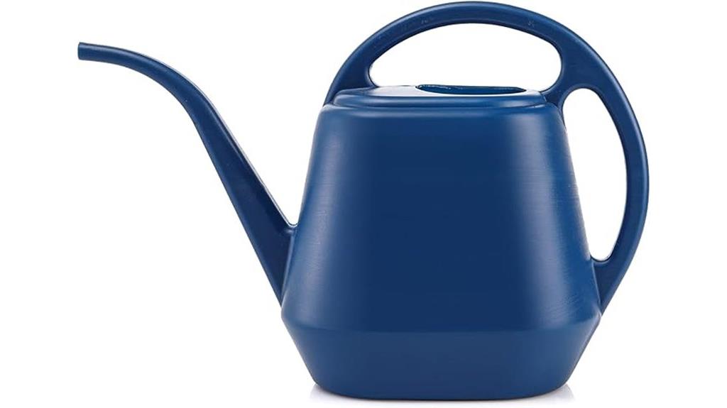 blue 1 gallon plastic can