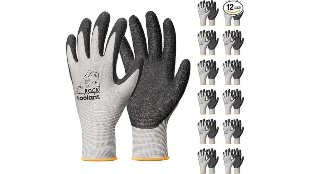 bulk latex work gloves