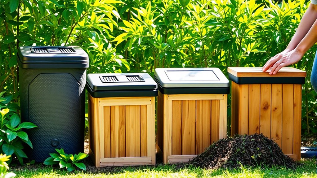 choosing practical compost bins