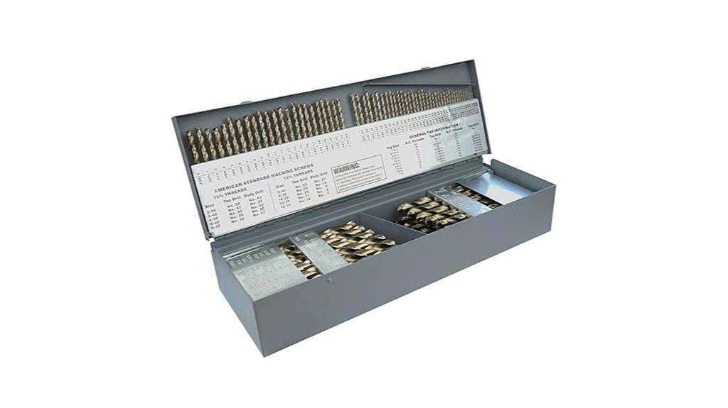 cobalt drill bit set